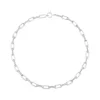 9ct White Gold 0.40ct Diamond Paperlink Bracelet