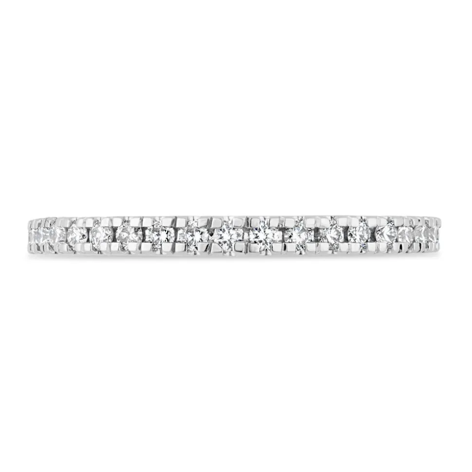 18ct White Gold 0.25ct Diamond Claw-Set Eternity Ring