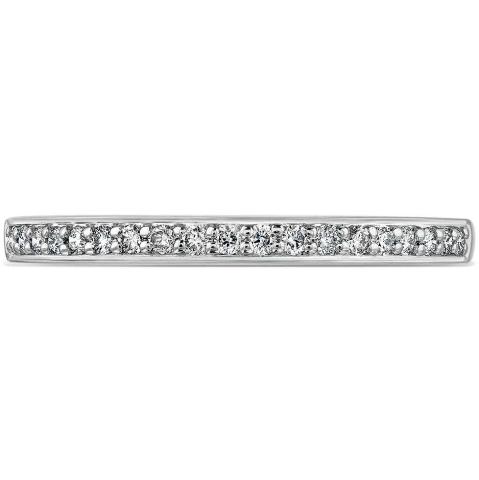 9ct White Gold 0.15ct Diamond Wedding Ring