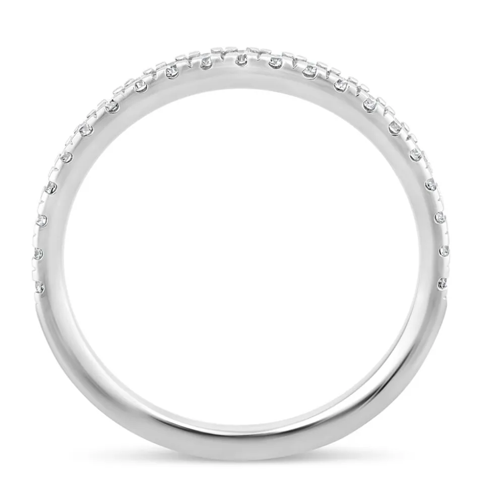 18ct White Gold 0.25ct Diamond Claw-Set Eternity Ring