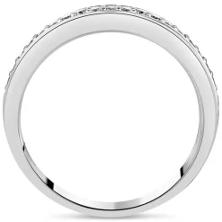 9ct White Gold 0.15ct Diamond Wedding Ring
