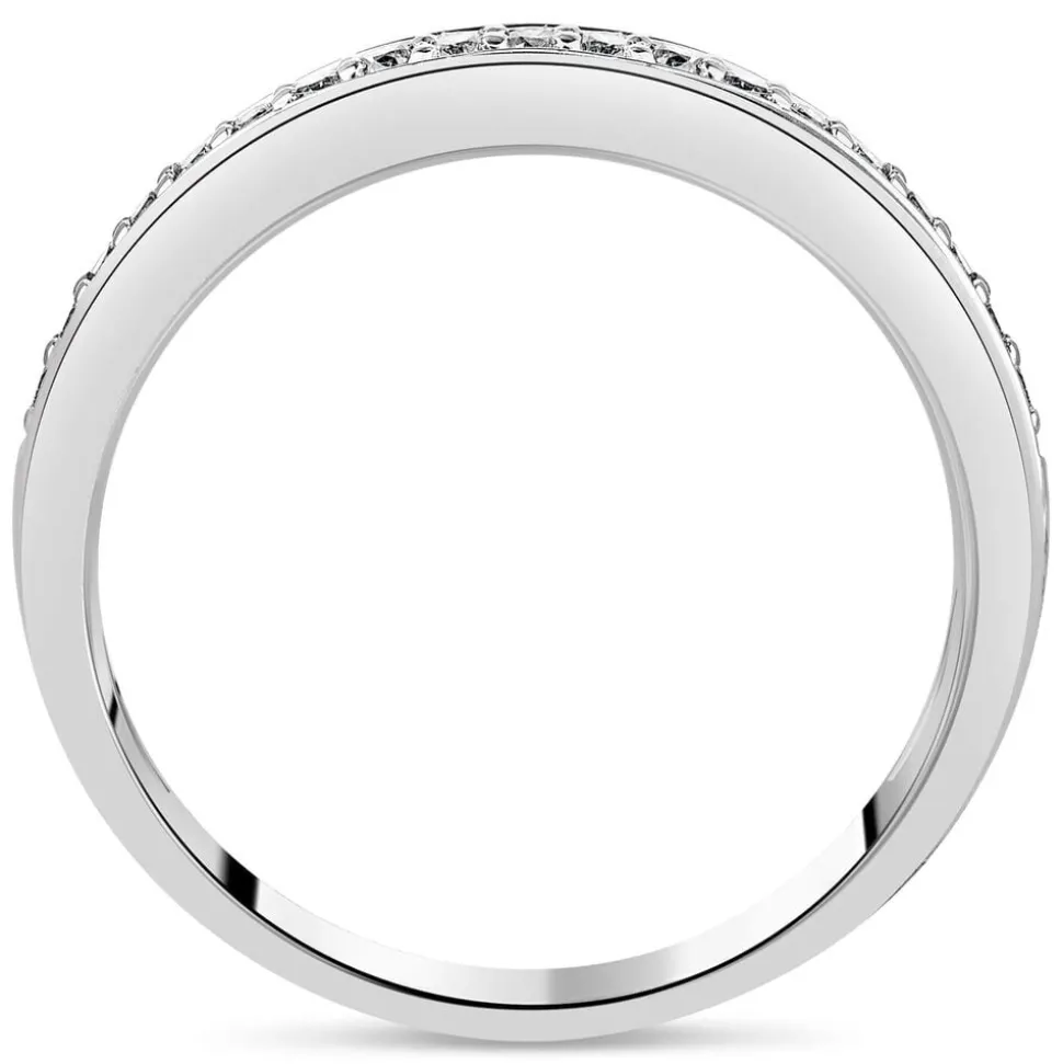 9ct White Gold 0.15ct Diamond Wedding Ring
