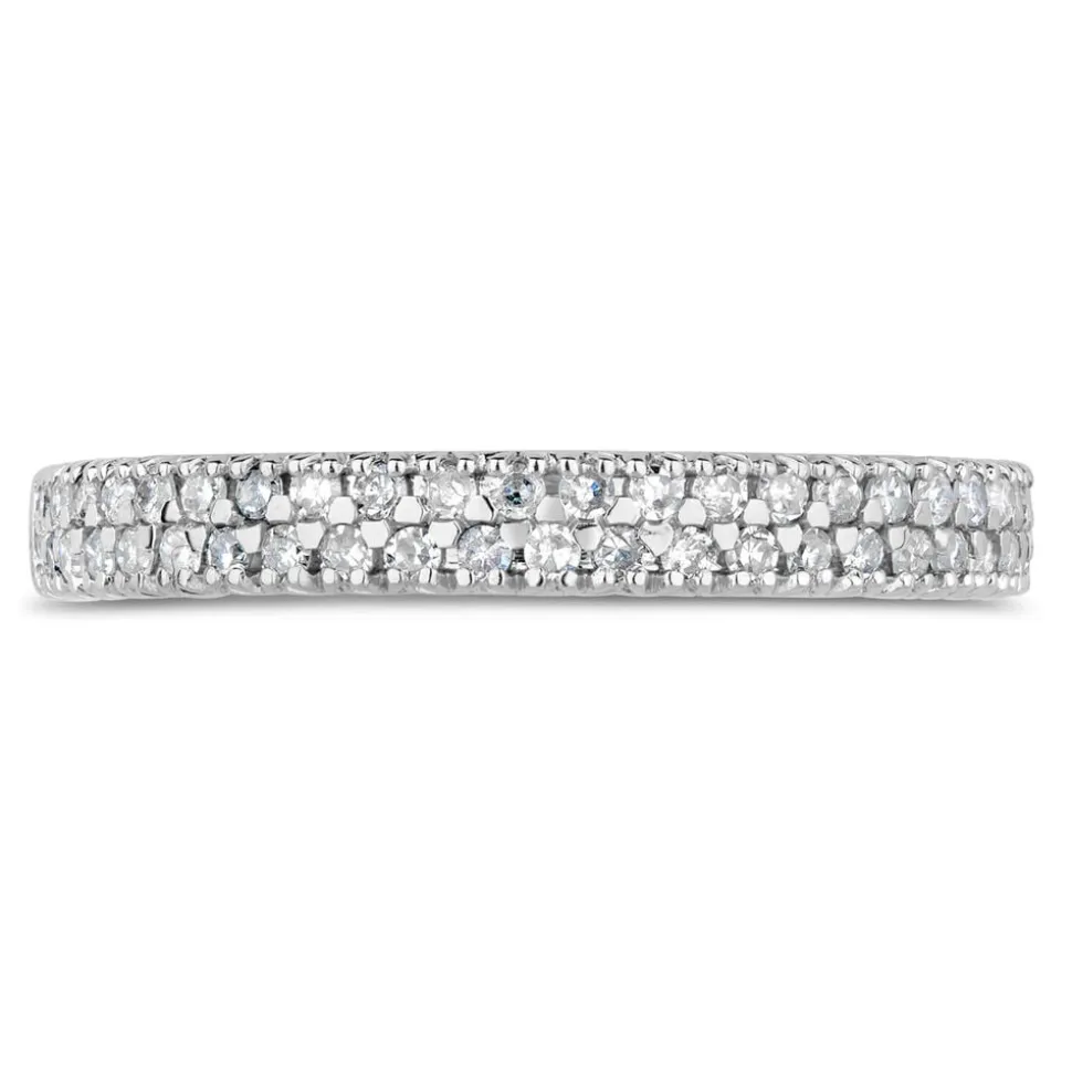 9ct White Gold 0.25ct Ladies Diamond Eternity Ring