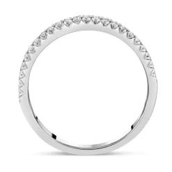 9ct White Gold 0.25ct Ladies Diamond Eternity Ring