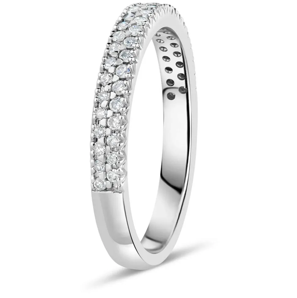 9ct White Gold 0.25ct Ladies Diamond Eternity Ring
