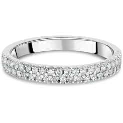 9ct White Gold 0.25ct Ladies Diamond Eternity Ring