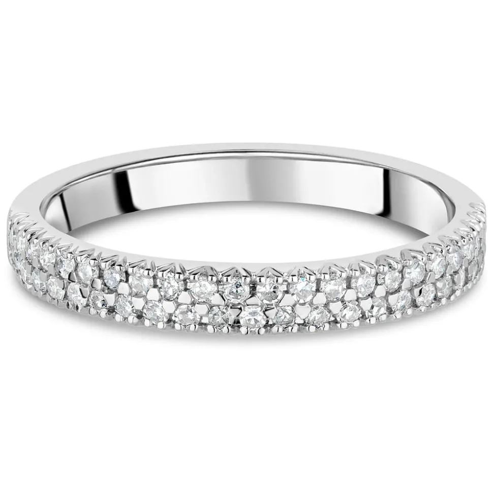 9ct White Gold 0.25ct Ladies Diamond Eternity Ring