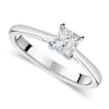 18ct White Gold 0.40ct Princess Diamond Tulip Setting Ring