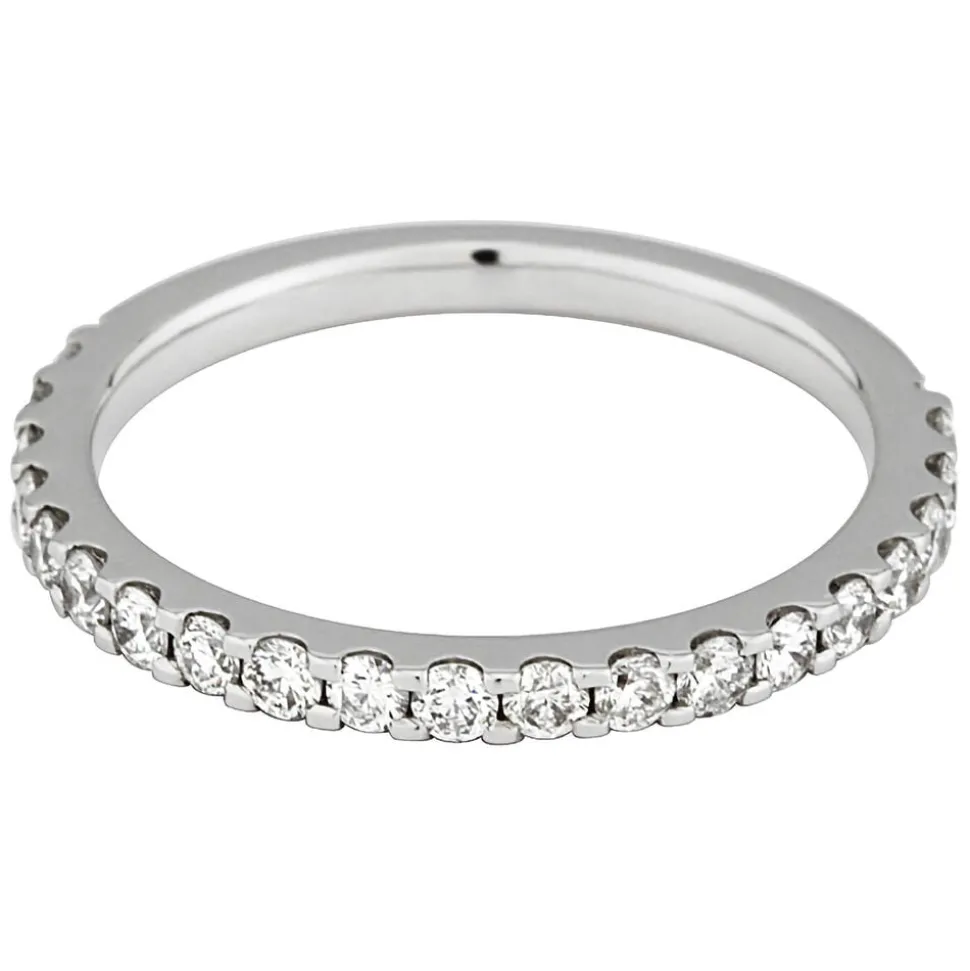 18ct White Gold Diamond Wedding Ring
