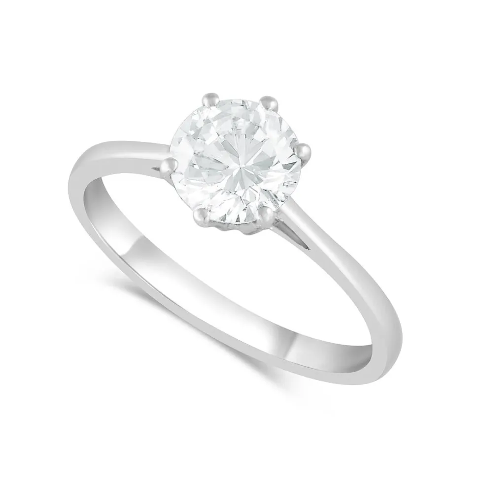9ct White Gold Dress Ring