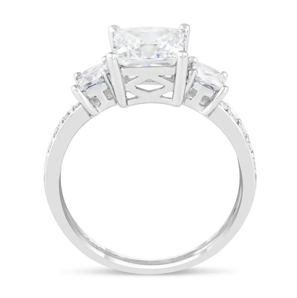 9ct White Gold Dress Ring
