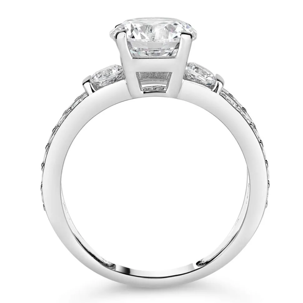 9ct White Gold Dress Ring