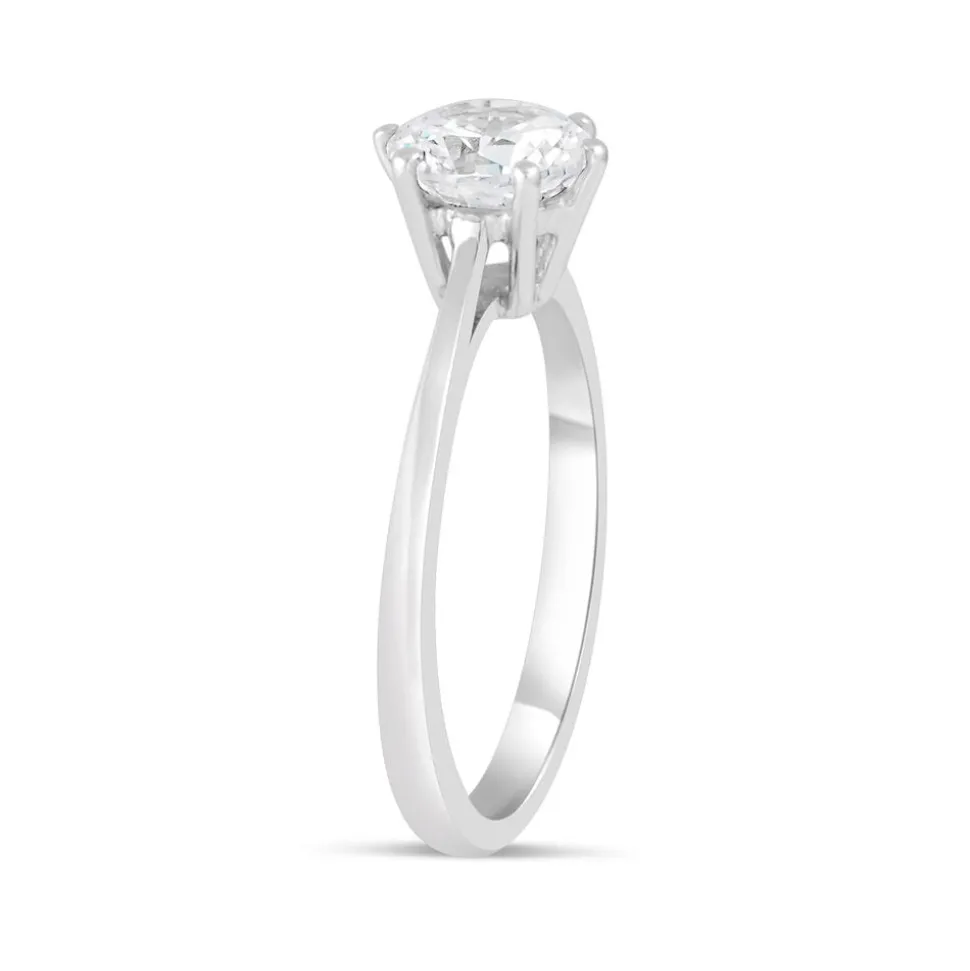 9ct White Gold Dress Ring
