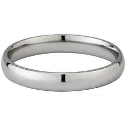 9ct White Gold 3mm Wedding Ring