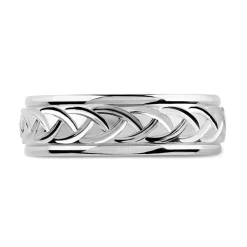 9ct White Gold 6mm Wedding Ring