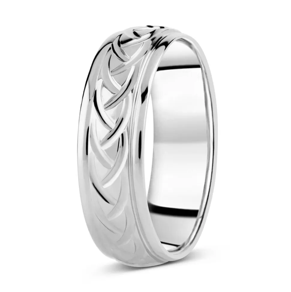 9ct White Gold 6mm Wedding Ring