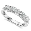 18ct White Gold Ring With 5 Round Cut Diamonds