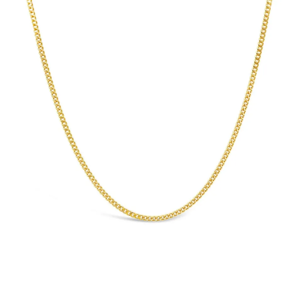 9ct Yellow Gold 18' Light Venetian Link Chain Necklace