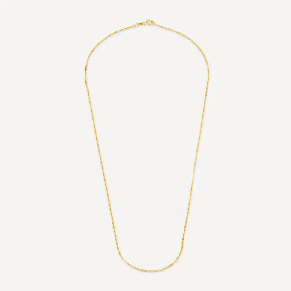 9ct Yellow Gold 18' Light Venetian Link Chain Necklace