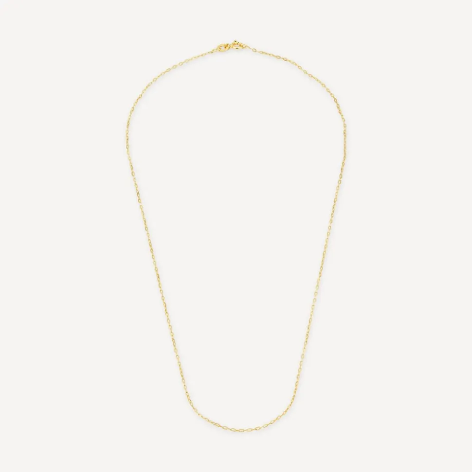 9ct Yellow Gold 18' Rolo Chain Necklet
