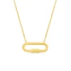 9ct Yellow Gold Carabiner Pendant