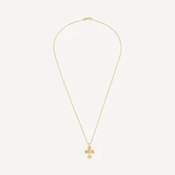 9ct Yellow Gold Celtic Knot Cross Pendant