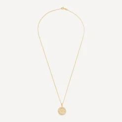 9ct Yellow Gold Celtic Knot Cubic Zirconia Pendant