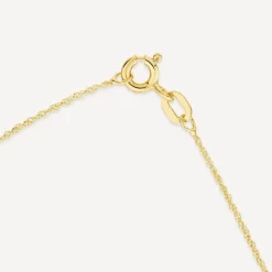 9ct Yellow Gold Celtic Knot Cubic Zirconia Pendant