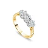 18ct Yellow Gold 1ct 3 Stone Diamond Ring
