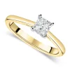 18ct Yellow Gold 0.40ct Diamond Solitaire Tulip Setting Ring