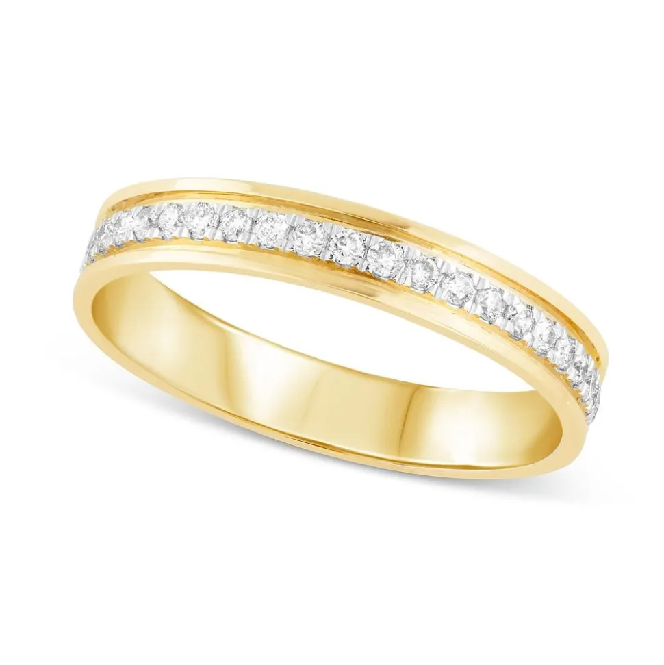 9ct Yellow Gold 0.33ct Diamond Wedding Ring