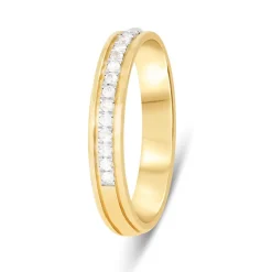 9ct Yellow Gold 0.33ct Diamond Wedding Ring