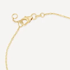 9ct Yellow Gold Cubic Zirconia Set Twist Curve Bracelet