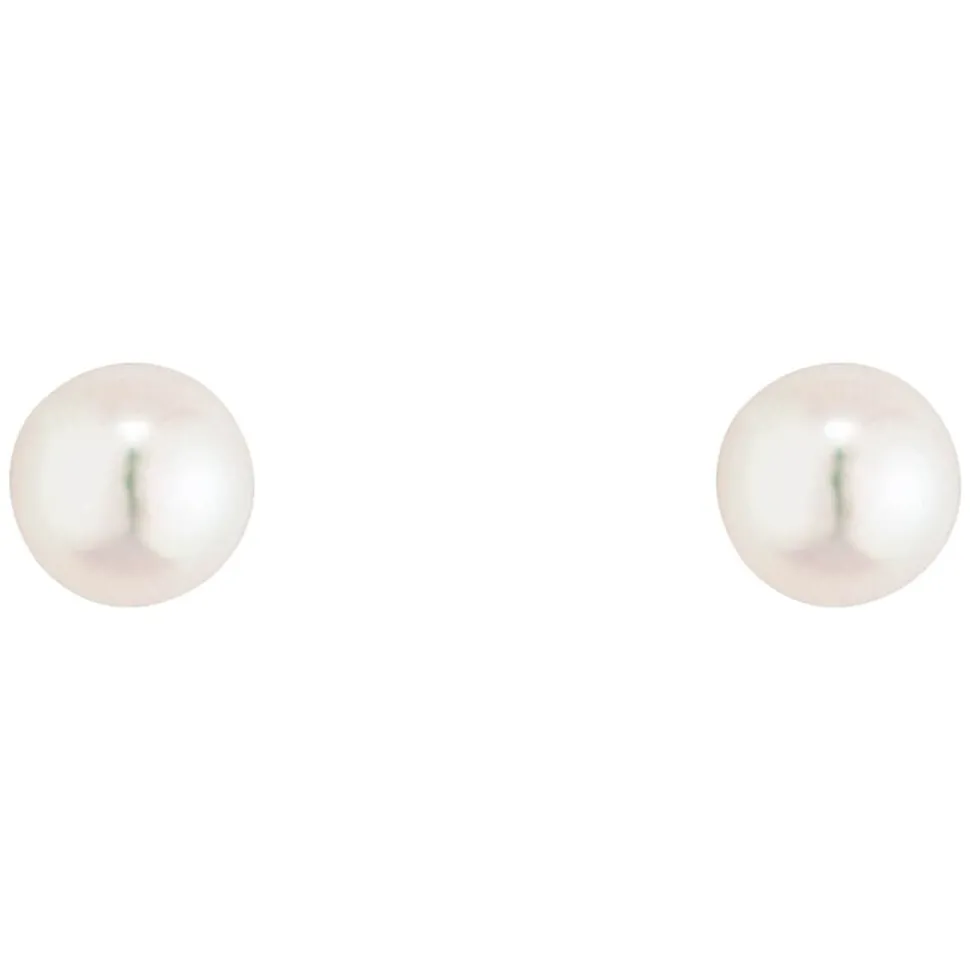 9ct Yellow Gold Freshwater Pearl Stud Earrings