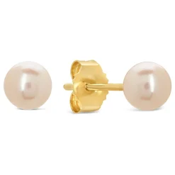 9ct Yellow Gold Freshwater Pearl Stud Earrings