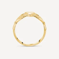 9ct Yellow Gold Maids Claddagh Ring