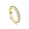 18ct Yellow Gold 3.5mm 0.60ct Diamond Channel Set Wedding Ring