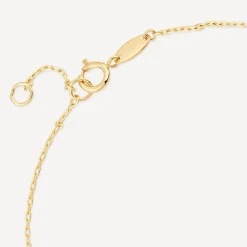 9ct Yellow Gold Mother of Pearl Petal Bracelet