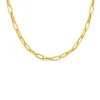 9ct Yellow Gold Paperlink Diamond Cut 18 inch Chain Necklet