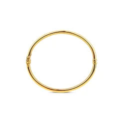 9ct Yellow Gold Plain Bangle