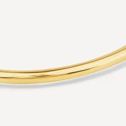 9ct Yellow Gold Plain Bangle