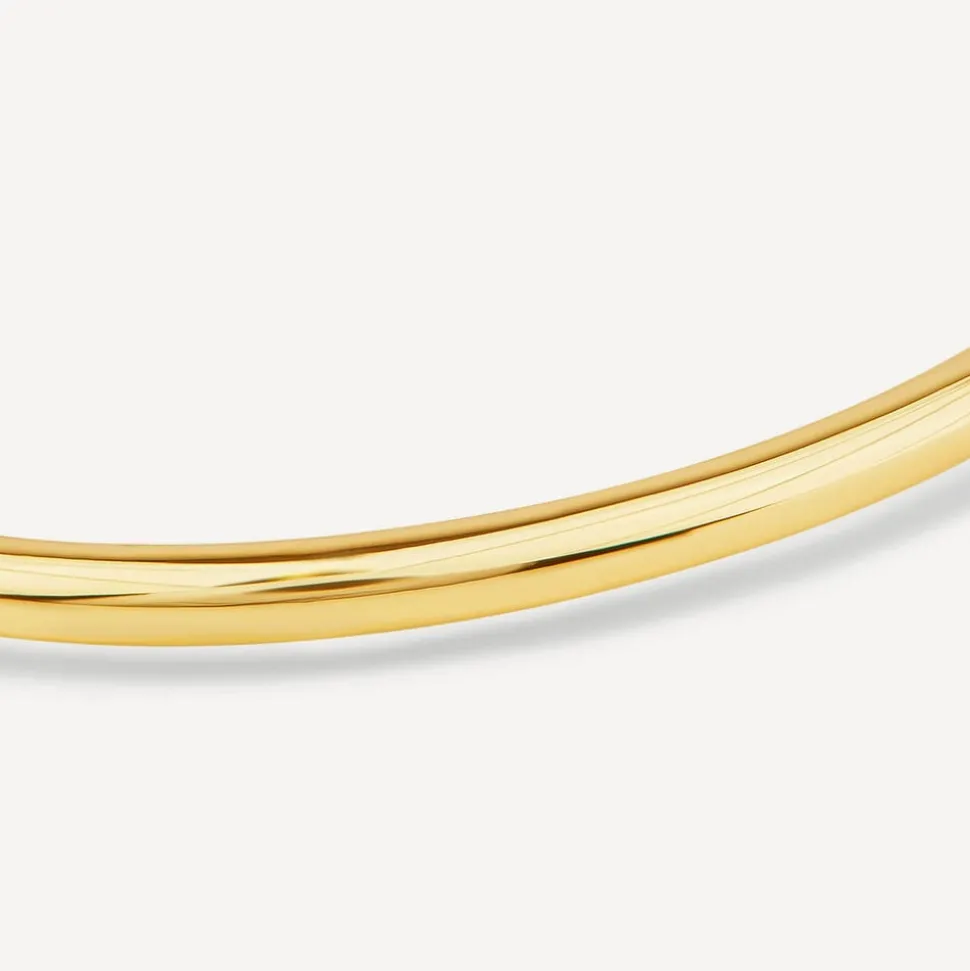 9ct Yellow Gold Plain Bangle