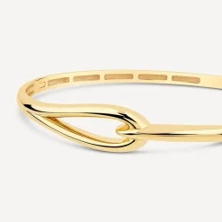 9ct Yellow Gold Polished Stirrup Bangle