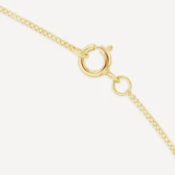 9ct Yellow Gold Round 0.25ct Diamond Cluster Pendant