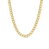 9ct Yellow Gold Six Sided Diamond Cut 18'' Curb Chain Necklace