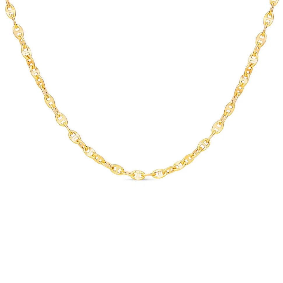 9ct Yellow Gold Small Link 18 inch Chain Necklet