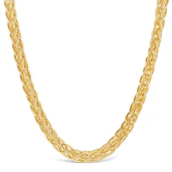 9ct Yellow Gold Spiga Chain Link Necklace