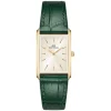Daniel Wellington Bound 32x22mm Champagne Dial Green Crocodile Leather Strap Watch