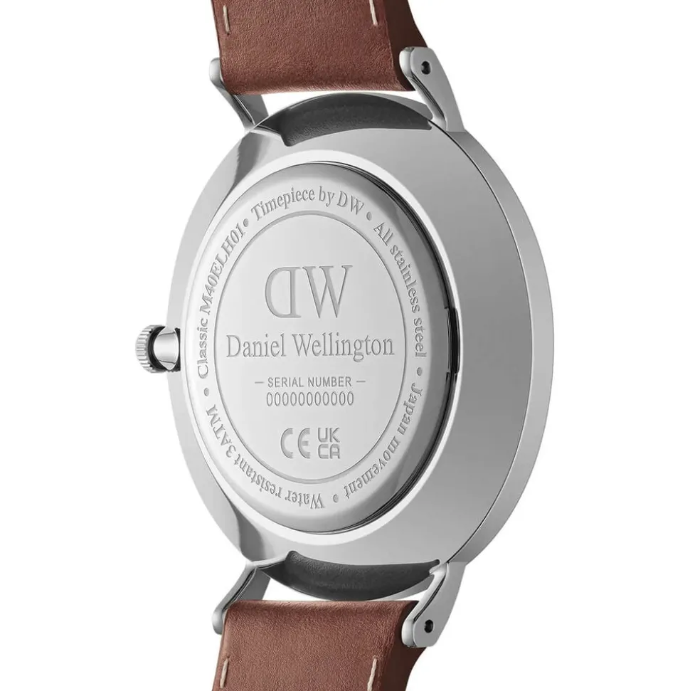 Daniel Wellington Classic 40mm Multi-Eye St Mawes Arctic Dial Brown Leather Strap Watch