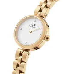 Daniel Wellington Elan Lumine 22mm White Dial Gold PVD Bracelet Watch